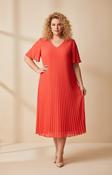 Celine Dress in Coral