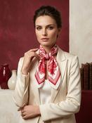 Chelsea Silk Scarf in Red