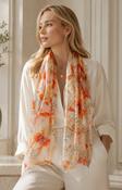 Clara Scarf in Orange/Yellow image