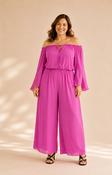 Curviss Jumpsuit in Fuchsia image