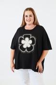 Daisy T-Shirt in Black image