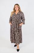Dani Dress in Brown Leopard image