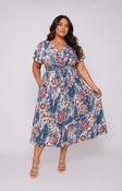 Dani Short Sleeve Dress in Boho Paisley image