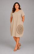 Florence Dress in Tan