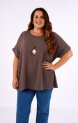 Freya Blouse in Brown image