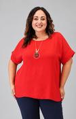 Freya Blouse in Red