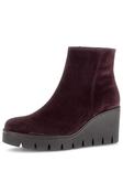 Gabor Wedge Heel Ankle Boots in Mulberry image