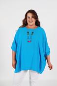 Jolene Blouse in Blue