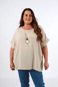 Freya Blouse in Beige