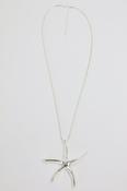Starfish Necklace in Silver