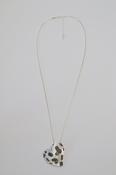 Leo Heart Necklace In Silver