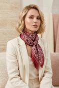Jill Silk Scarf in Red