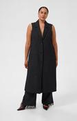 Kaffe Curve Abby Waistcoat in Charcoal image