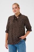 Kaffe Curve Ditte Blouse in Brown