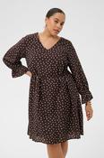 Kaffe Curve Ditte Dress in Brown
