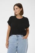 Kaffe Curve Felice Top in Black