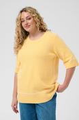 Kaffe Curve Jinga Knit Top in Yellow