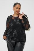 Kaffe Curve Juliana Lace Top in Black image