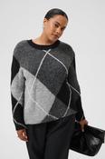 Kaffe Curve Kit Jumper in Grey