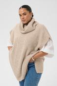 Kaffe Curve Mala Poncho in Beige