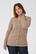 Kaffe Curve Malina Cardigan in Beige