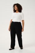 Kaffe Curve Merla Straight Trousers in Black image