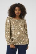 Kaffe Curve Milina Blouse in Tan