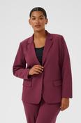 Kaffe Curve Sakira Blazer in Wine