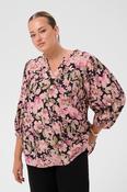 Kaffe Curve Sarina Blouse in Pink Flower