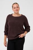 Kaffe Curve Selia Knit Top in Fudge image