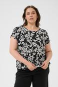 Kaffe Curve Stanley Blouse in Black Paisley Print