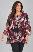 Kimberly Floral Blouse in Black image