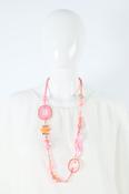 Kira Necklace in Coral
