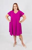 Lina Dress in Magenta image