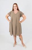 Lina Dress in Taupe image
