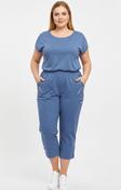 Lucie Crop Trousers in Blue image