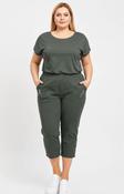 Lucie Crop Trousers in Khaki image