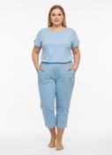 Lucie Crop Trousers in Sky Blue image