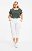 Lucie Crop Trousers in White image