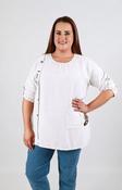 Luna Blouse in White image