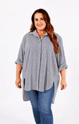 Mabel Sparkle Shirt in Charcoal