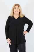 Magna A-Line Top in Black