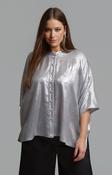 Mat Oversized Shirt in Silver image