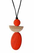 Mila Angel Necklace in Orange image