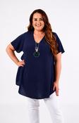 Nina Blouse in Navy