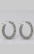 Nolana Earrings in Silver image