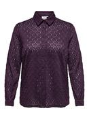 Only Carmakoma Aubrey Shirt in Wine