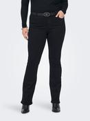 Only Carmakoma Sally Flared Jeans in Black image