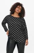 Only Carmakoma Alba Top in Black Dot image