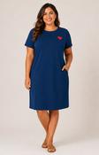 Only Carmakoma Anita Dress in Navy image
